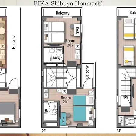 東京都Fika Shibuya Honmachi 102公寓 外观 照片